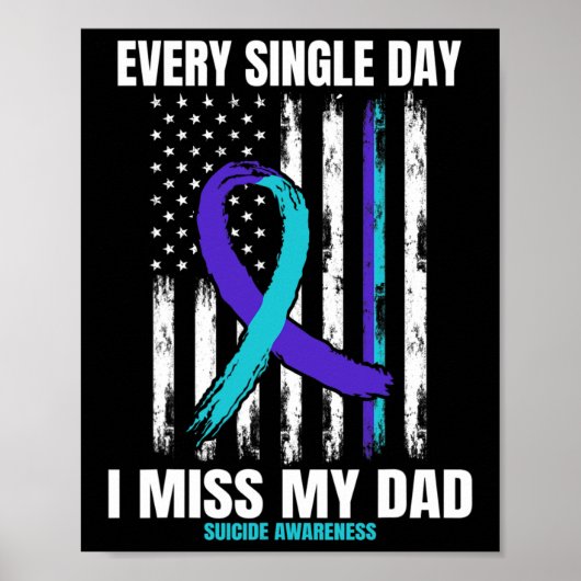 Vater Vater Selbstmord Awareness Prevention Usa Am Poster (Vorne)