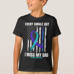 Vater Vater Selbstmord Awareness Prevention Usa Am T-Shirt