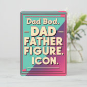 Vater, Vater, Symbol. - Vatertag Einladung (Stehend Vorderseite)