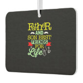 Vater Vater und Sohn der besten Freunde des Lebens Autolufterfrischer (Links)