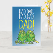 Vater, Vater, Vater.... VATER!!! Karte (Gelbe Blume)