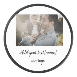 Vater Vater Vater Vater Vater Vater fügen Foto-Tex Eishockey Puck