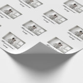 Vater Vater Vater Vater Vater Vater fügen Foto-Tex Geschenkpapier (Ecke)