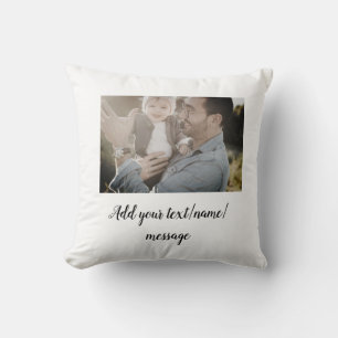 Vater Vater Vater Vater Vater Vater fügen Foto-Tex Kissen