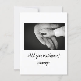 Vater Vater Vater Vater Vater Vater fügen Foto-Tex Postkarte