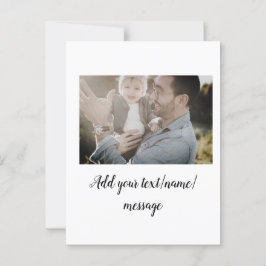 Vater Vater Vater Vater Vater Vater fügen Foto-Tex Postkarte