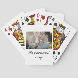 Vater Vater Vater Vater Vater Vater fügen Foto-Tex Spielkarten