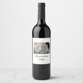 Vater Vater Vater Vater Vater Vater fügen Foto-Tex Weinetikett