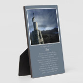 Vater Vatergedankengedicht Fotoplatte (Seite)