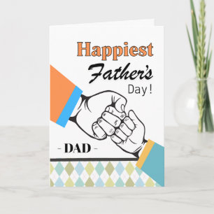 Vater Vater's Day Fist Bump Inspiration Karte