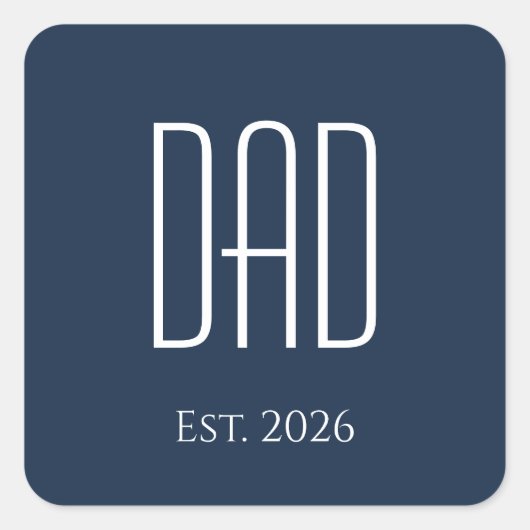 Vater Vatertag Aufkleber (Vorderseite)