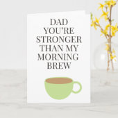 Vater, Vatertag, Geburtstagskarte Karte (Gelbe Blume)