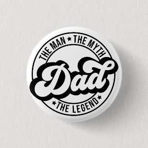Vater Vatertag Geschenk. Papa Geburtstagsgeschenk. Button