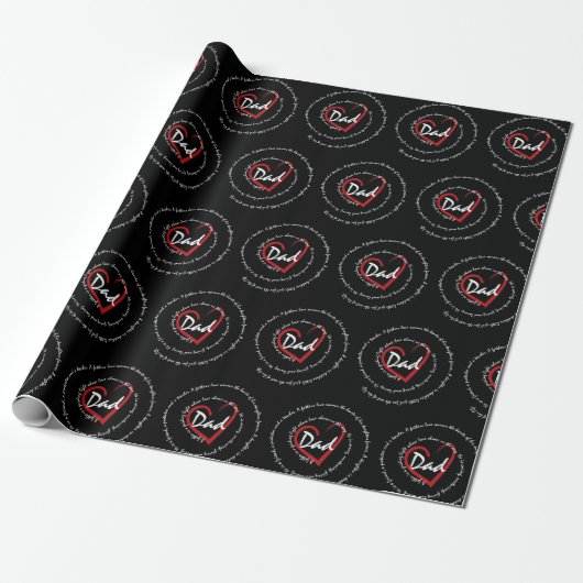 Vater - Vatertag Geschenkpapier (Ungerollt)