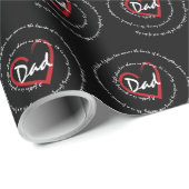 Vater - Vatertag Geschenkpapier (Rolleneckpunkt)