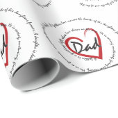 Vater - Vatertag Geschenkpapier (Rolleneckpunkt)