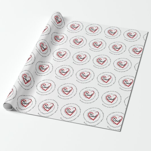 Vater, Vatertag Geschenkpapier (Ungerollt)