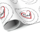 Vater, Vatertag Geschenkpapier (Rolleneckpunkt)