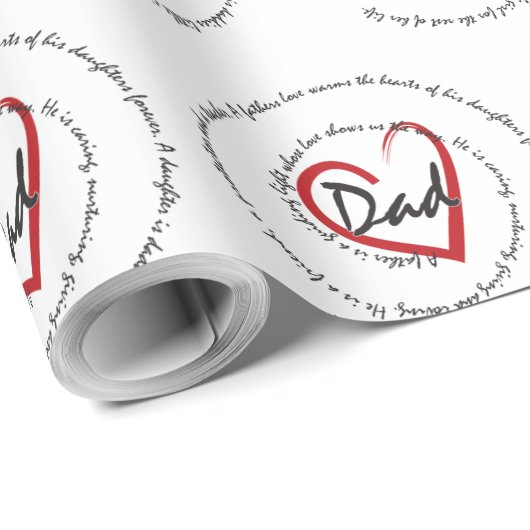 Vater - Vatertag Geschenkpapier (Rolleneckpunkt)