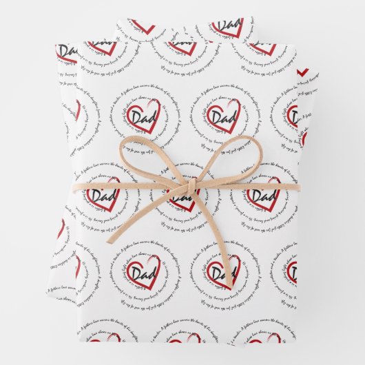 Vater - Vatertag Geschenkpapier Set (Beispiel)