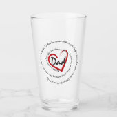Vater - Vatertag Glas (Vorderseite)