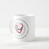 Vater - Vatertag Kaffeetasse (Vorderseite Links)