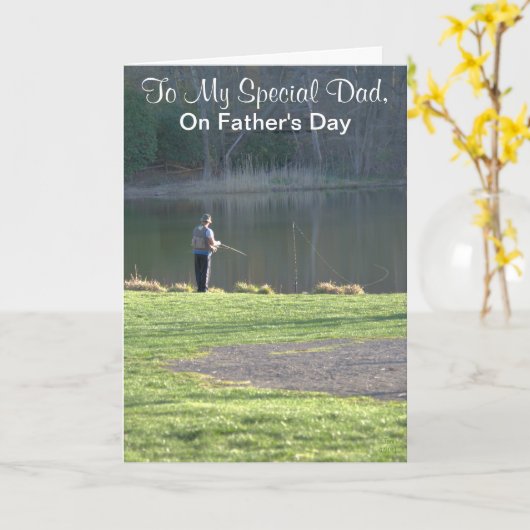 Vater Vatertag Karte (Gelbe Blume)