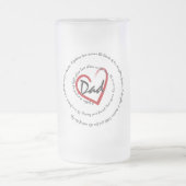 Vater - Vatertag Mattglas Bierglas (Mittel)