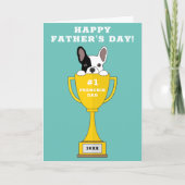 Vater-Vatertag | Nummer 1 Vater Franchise Karte (Vorderseite)