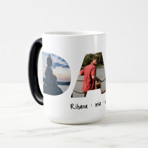 Vater Vatertag personalisiertes Foto Geschenk Verwandlungstasse