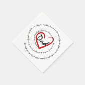 Vater - Vatertag Serviette (Ecke)