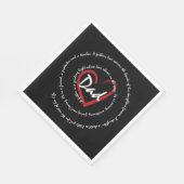 Vater - Vatertag Serviette (Ecke)