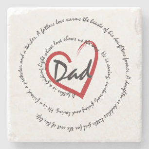 Vater - Vatertag Steinuntersetzer