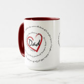 Vater - Vatertag Tasse (Vorderseite Links)