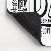 Vater Vatertag Vater Geburtstag Papa Dada Popa Mousepad (Ecke)