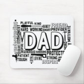 Vater Vatertag Vater Geburtstag Papa Dada Popa Mousepad (Mit Mouse)