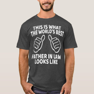 Vater-Vatertag von Daughter Son in Law Bes T-Shirt