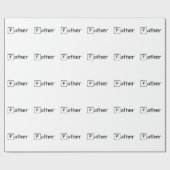 Vater... Vatertagsgeschenk Geschenkpapier (Flach)