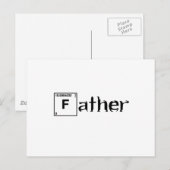Vater... Vatertagsgeschenk Postkarte (Vorne/Hinten)