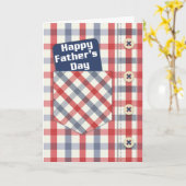 Vater, Vatertagskarte, Glücklicher Vater Karte (Gelbe Blume)