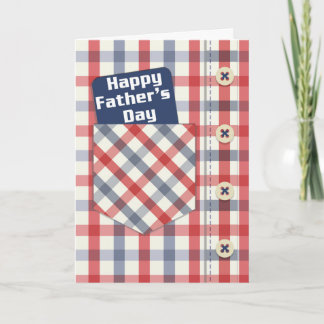 Vater, Vatertagskarte, Glücklicher Vater Karte