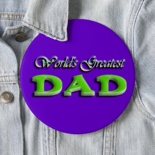 Vater Vathers Day Button (Beispiel)