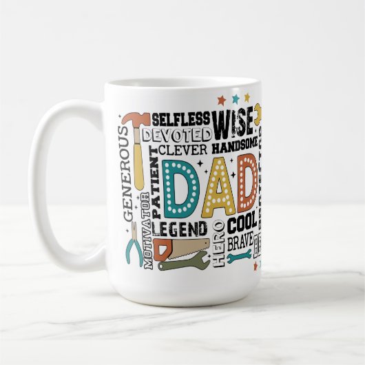 Vater Vathers Day Kaffeetasse (Links)