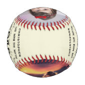 Vater Vathers Day Man Myth Legend Foto Baseball (Rückseite)