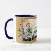 Vater Vathers Day oder Birthday Textvorlage Tasse (Links)