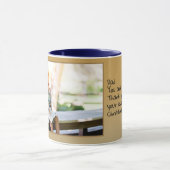 Vater Vathers Day oder Birthday Textvorlage Tasse (Zentrum)