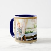 Vater Vathers Day oder Birthday Textvorlage Tasse (Vorderseite Links)