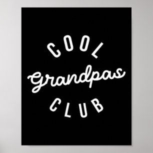 Vater Vathers Day Shirt Cool Grandpas Club Poster