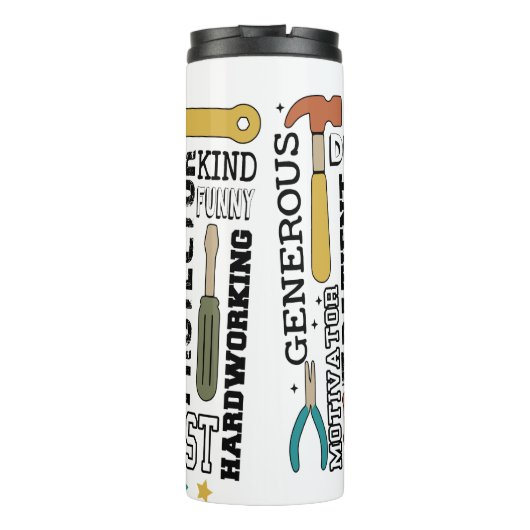 Vater Vathers Day Thermosbecher (Rückseite)