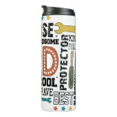 Vater Vathers Day Thermosbecher (Nach rechts gedreht)